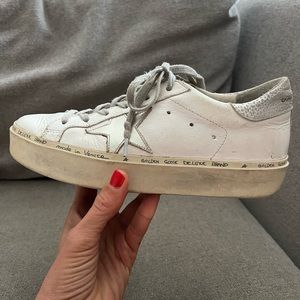 Golden Goose Hi star platform sneaker - near perfect condition size 37